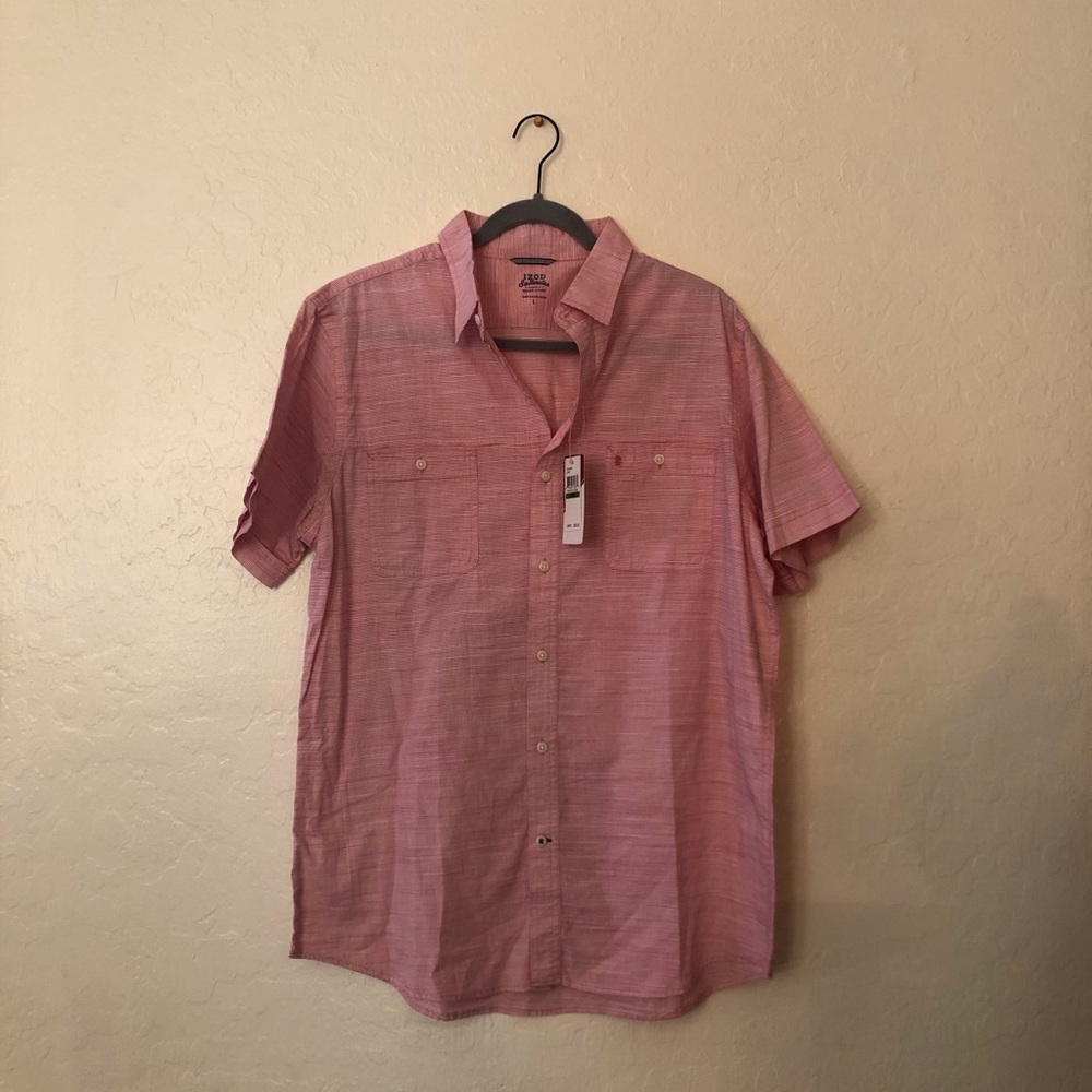 Never Worn Men’s Short Sleeve Button Up